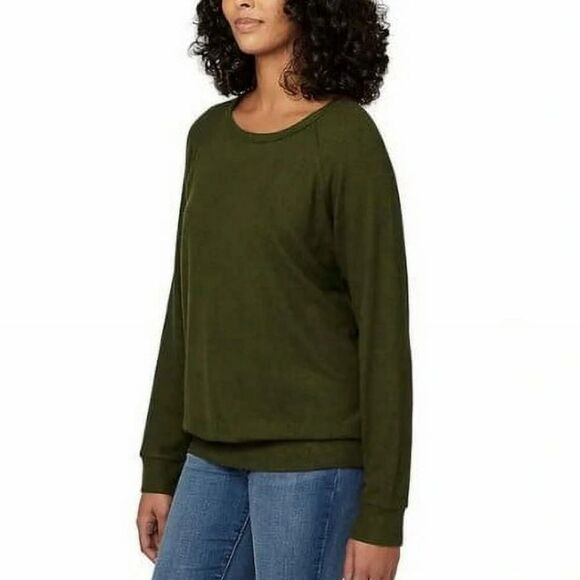 💇‍♀️Buffalo Olive Green Lightweight Long Sleeve Sweater Large - Picture 13 of 14